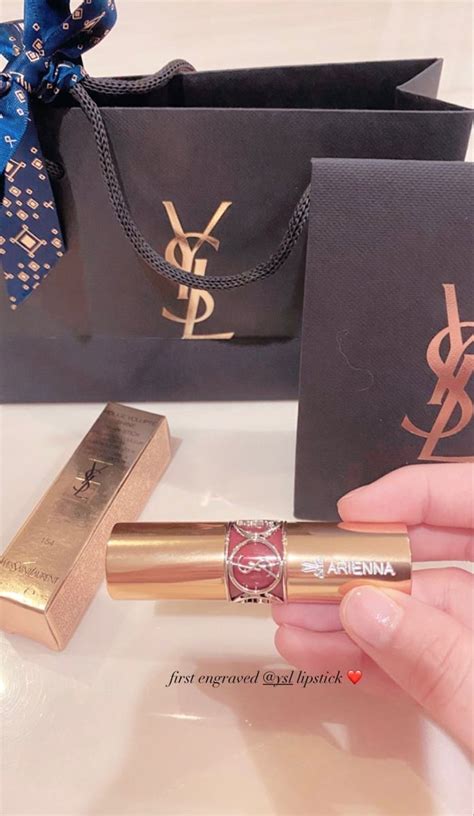 ysl engraving lipstick|ysl engraved lipstick canada.